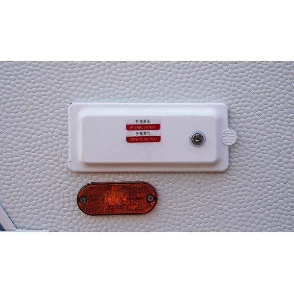 Remorque sur terre campante de lits de la remorque de campeur de famille de climatisation 1-2