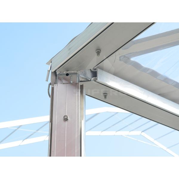 Transparent Roof Luxury Wedding Tent Aluminum Frame With 850g/M2 Roof PVC
