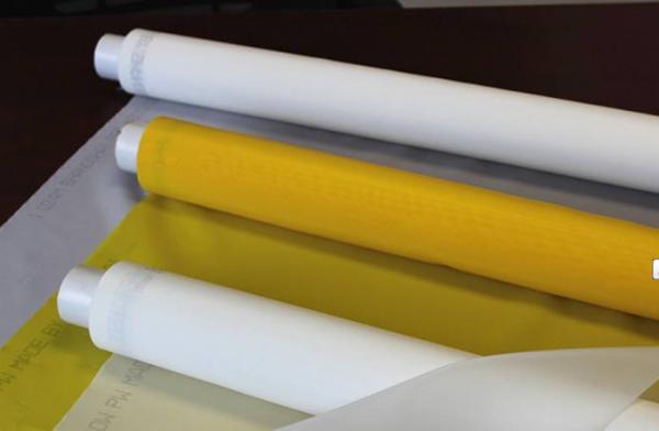 White / Yellow Polyester Bolting Cloth Good Abrasion Resistance Width 1.1 - 3.3m