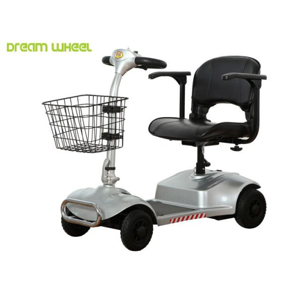 4 Wheel Fold Up Motorised Mobility Scooter 7km/h 24V 12Ah Lead Acid Gel Battery