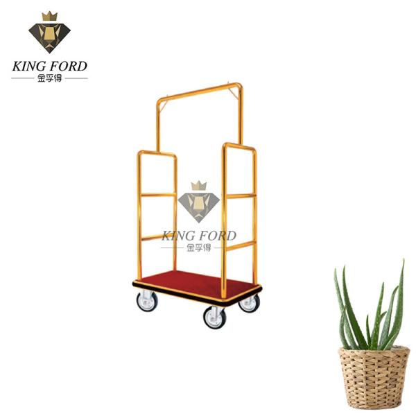 Тележка для багажа 1140*70*640mm оборудований и поставок гостиницы титана