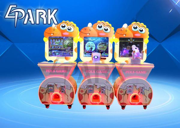 Small Dinosaur Kids Redemption Capsule Toy Game Machine For Shopping Center