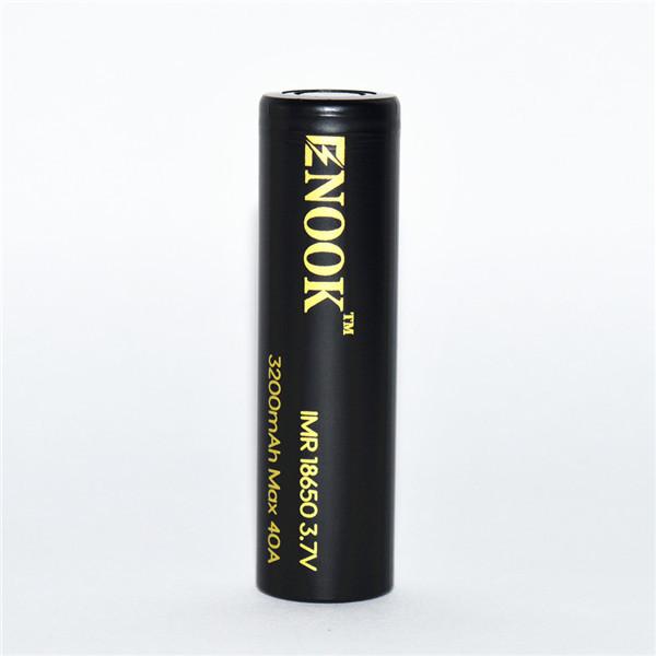 Enook recarregável 18650 Bateria de lítio Célula 3200mAh 3.7 V Max 40A