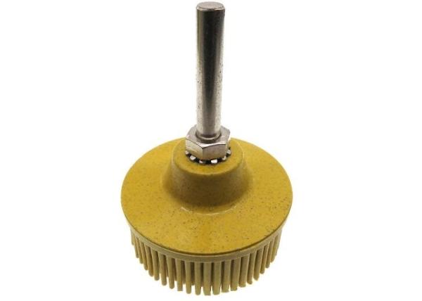 3 Piece Tapered Bristle Disc Set Abrasive Filled Bristles Disc brush 50mm with Shank