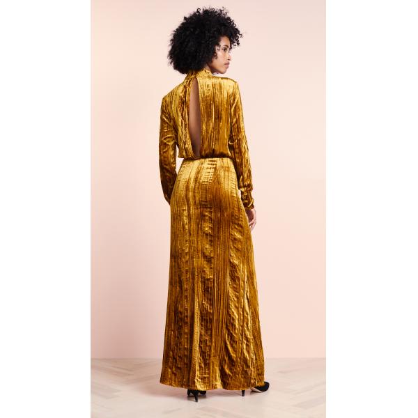 Платье бархата женщин моды одежды макси случайное