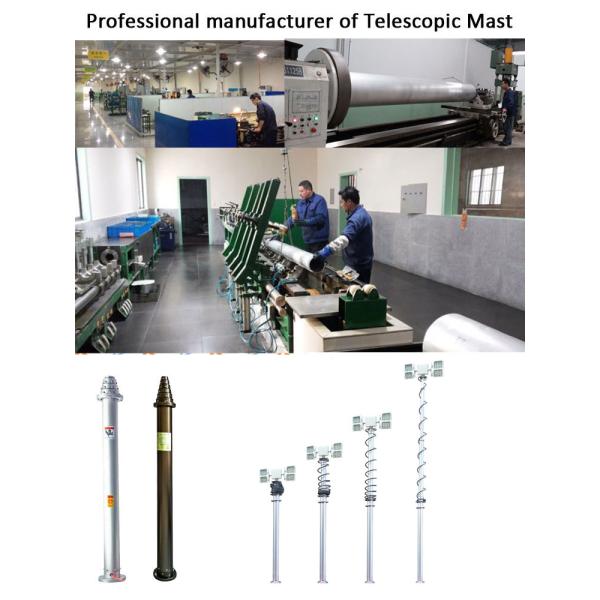 Башня рангоута алюминиевого сплава установленная кораблем мобильная пневматическая светлая для пожарной машины
