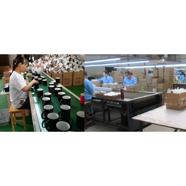 Белая покрытая кружка сублимации кофе установила с ложкой и блюдом/поддонником