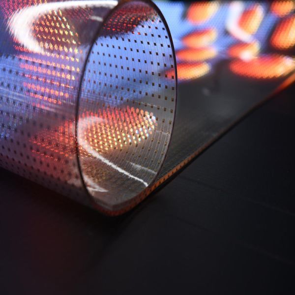 LionLED P10 Indoor Flexible Transparent LED Display For Glass Windows Shop/Advertising