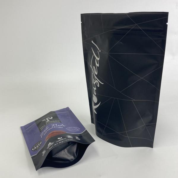 Hot Sale Food Grade Plastic Bags Custom Printed Stand Up Zipper Bags for Crackers Resealable Snack Packaging Bags