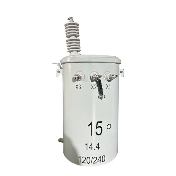15kva Pole Mounted Transformer 13.8kv To 120v Oil Immersed Power Transformer CSA C2.2-06 Standard cUL Certified