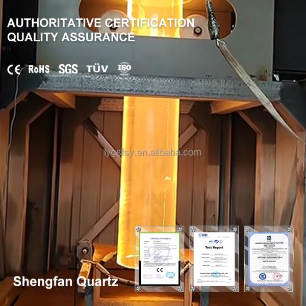 Customized High Temperature Resistant and Corrosion Resistant 99.99% SiO₂ Quartz Glass Tube for Furnace Applications
