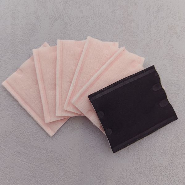 OEM Premium Organic Disposable Facial Cosmetic Pure Cotton Pads Makeup Remover Pad Black Cotton Pad