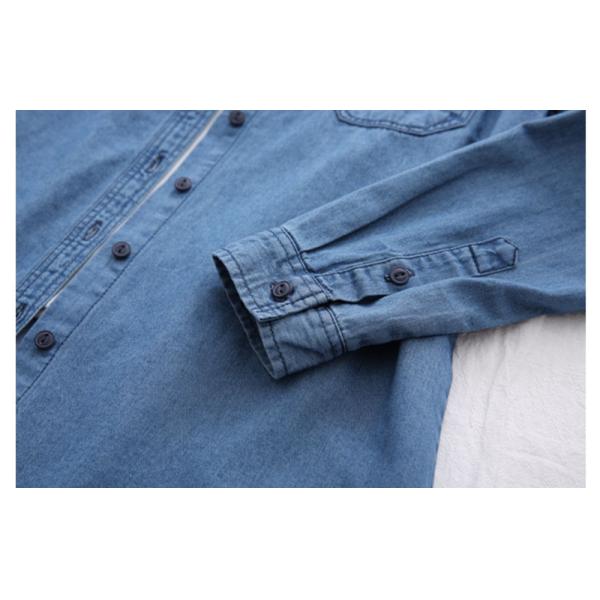 5Oz Lightweight Cotton Tencel Blend Fabric Denim Shirt Making