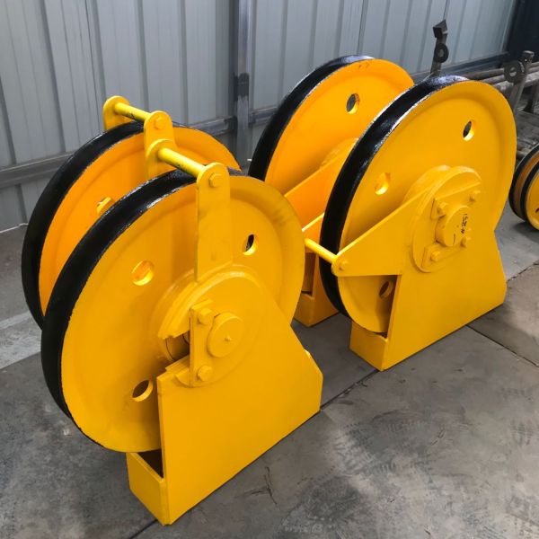 35# Cast Steel Heavy Duty Wire Rope Pulley and Crane Sheave with Customizable Size for Construction Lifting