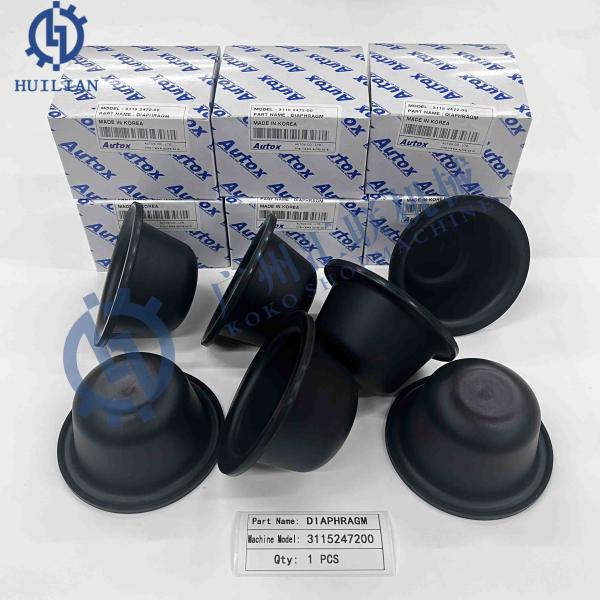 3115247200 COP1840 Drill Rubber Diaphragm 3363085321 Atlas Copco 3115192602 3115182201 Diaphragm for Rock Drill Parts