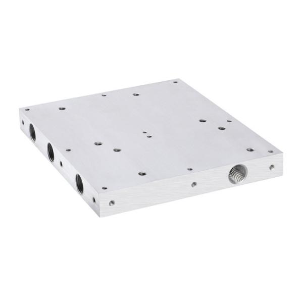 AL6061 Anodizing Clear Aluminum Plate Heat Sink CNC Machining For Water Cold