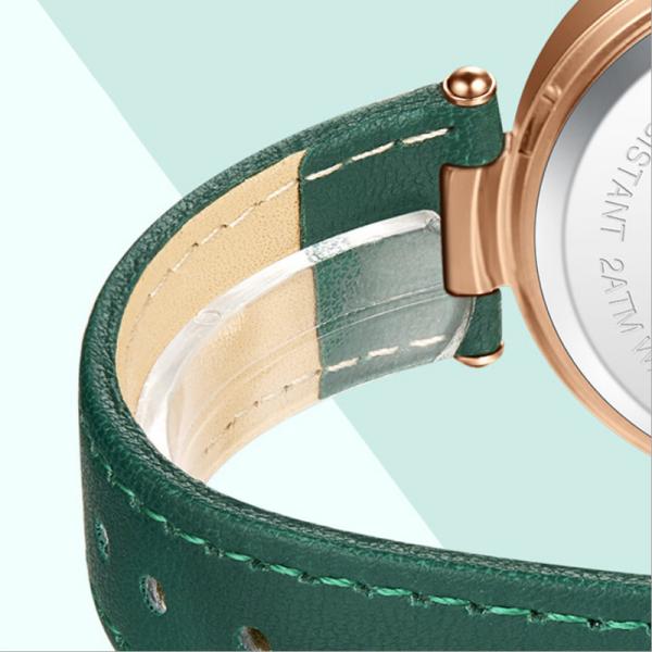 Wearproof Women'S Stainless Steel Waterproof Watch 3Pin Design