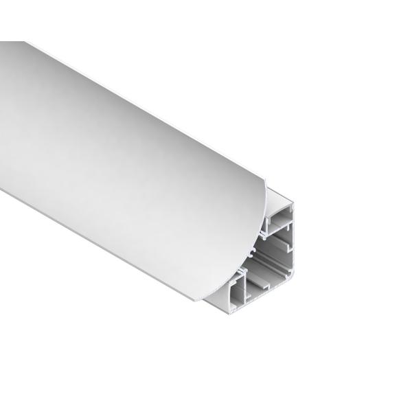 75*95mm 6063 Alloy Anodized Surface Aluminium Edge Profile for LED Corner Lighting
