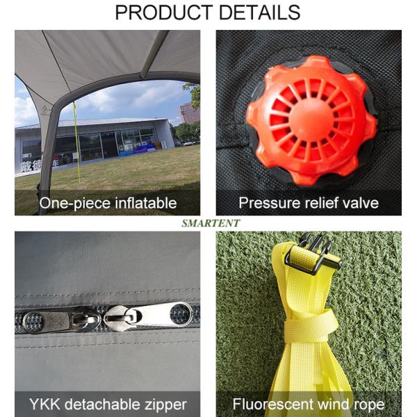 Four Season Waterproof PU3000MM Vehicle Camping Tents 190T Polyeseter RV Side Awning 300x250x270CM