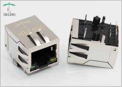 100M/1000Mの基盤- LANアダプター/スイッチのためのTの磁気学を持つ8P8C RJ45メスのジャック