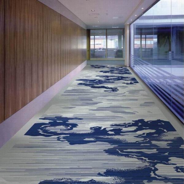 Hotel Hallway PET FRIENDLY 100% Nz Wool Axminster Carpet with Luxury Customized Design