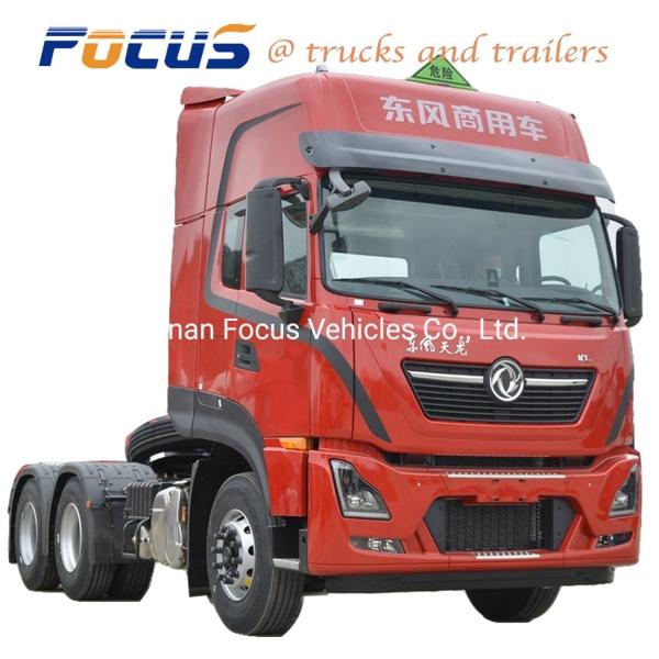 Low Price Dongfeng 40ton/50ton 375HP Prime Mover Truck Head Trailer Tractor LHD for Africa