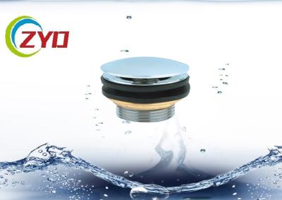 Stainless Steel Sink Drain Pipe Bath Pop Up Drain Pipe Without Overflow Hole