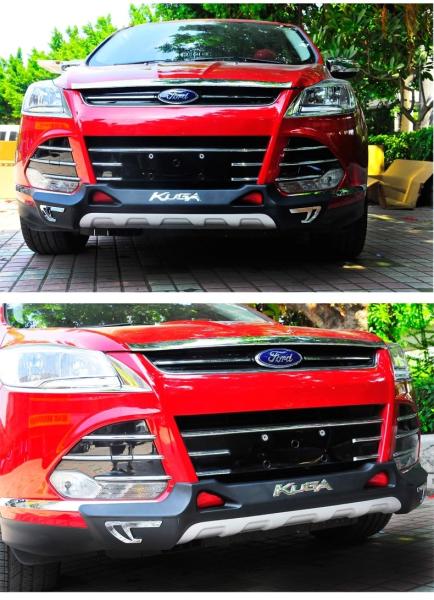 Acessórios do veículo ABS Guarda de pára-choque dianteiro do carro para Ford Kuga Escape Ecoboost Peças sobressalentes automáticas