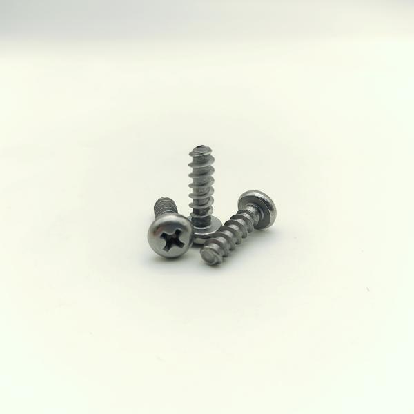 M6x18 Zinc Plated Button Head Self-Tapping Screws Phillips Drive