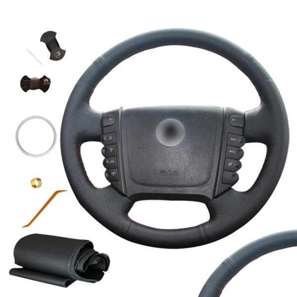 Perfectly Fit Luxury Car Interior Accessories for Ssangyong Rexton W Red Thread Color