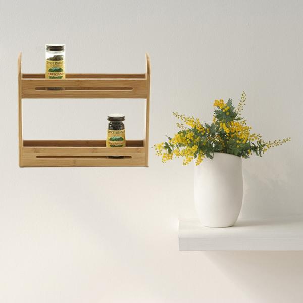 Полки кухни стойки Countertop приправляя поставки ремесел бамбуковой деревянные