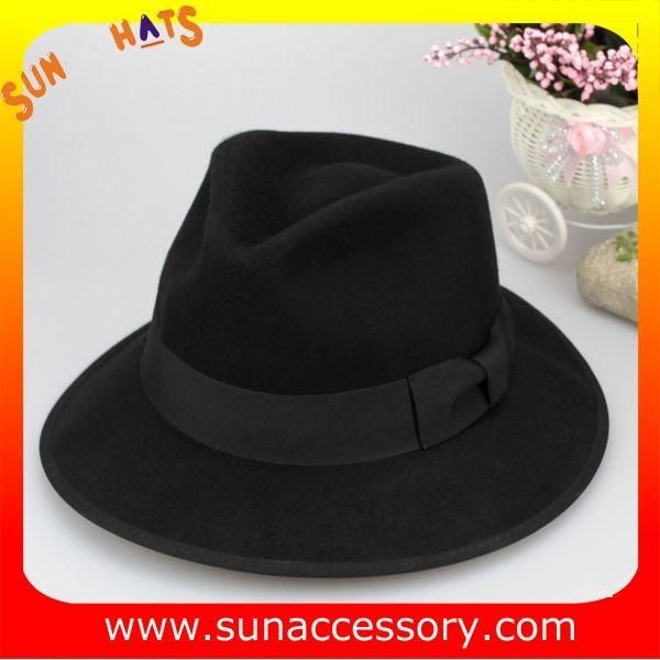4630376 Sun Accessory customized  winner  fashion 100% wool felt  fedora  hats,unisex hats and caps wholesaling