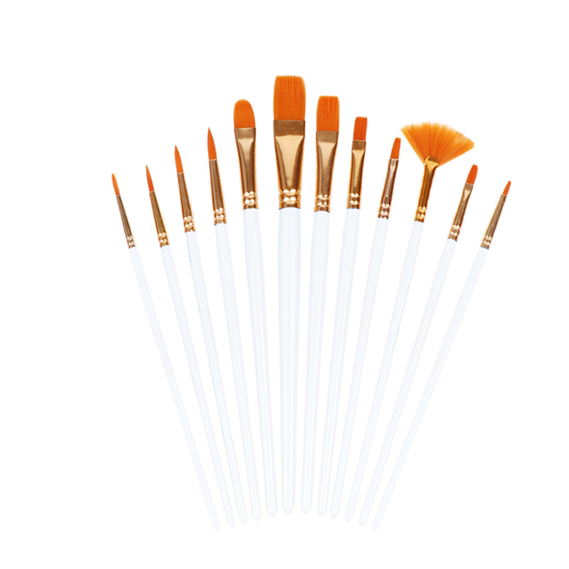 Oil Painting Three Specifications Custom  Watercolor Custom Brushes Professional Art Supplies Paint Brush Set