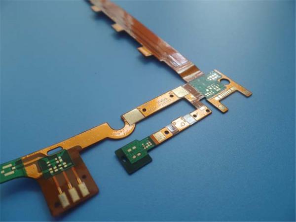 Multilayer flexible PCBs Rigid-flex PCBs Polyimide PCBs0.2mm thick Immersion Gold with Yellow