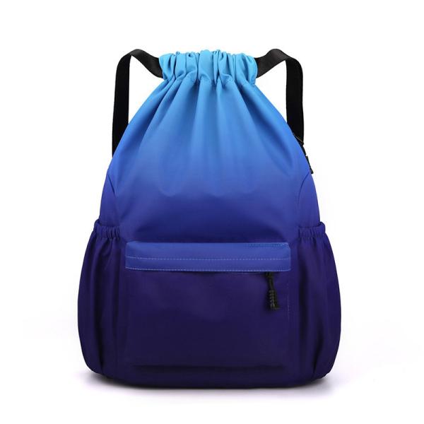 Custom Color Printed Practical Lightweight Durable Waterproof Drawstring Gym Backpack