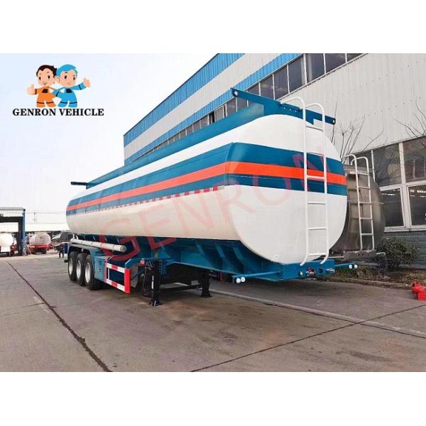 40000 Liters Liquid Tanker Trailer FUWA 13T Axle Fuel Tank Trailer