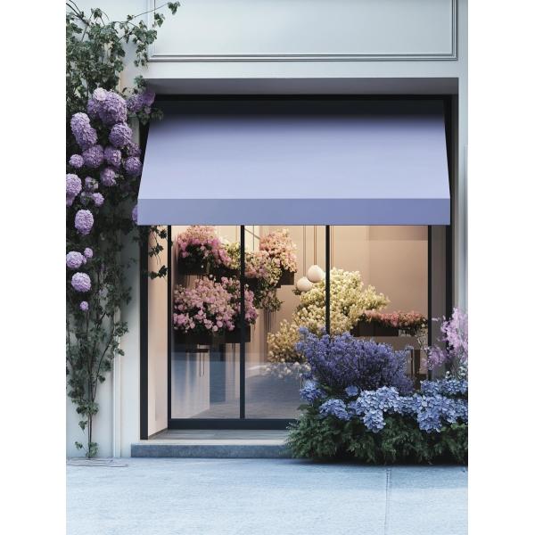 Tejido de poliéster para toldo, tela de sombra, impermeable, resistente a los rayos UV, personalizable