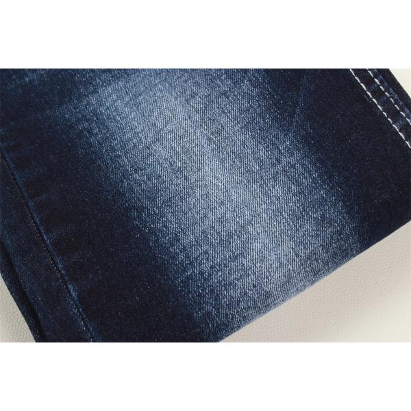 Dark Blue High Spandex Cotton Polyester Stretch Denim Jeans Fabric