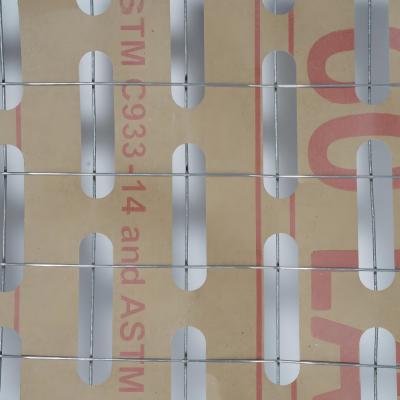 Waterproof Double Paper Welded Wire Lath Easy Installation Stucco Mesh 2×2in