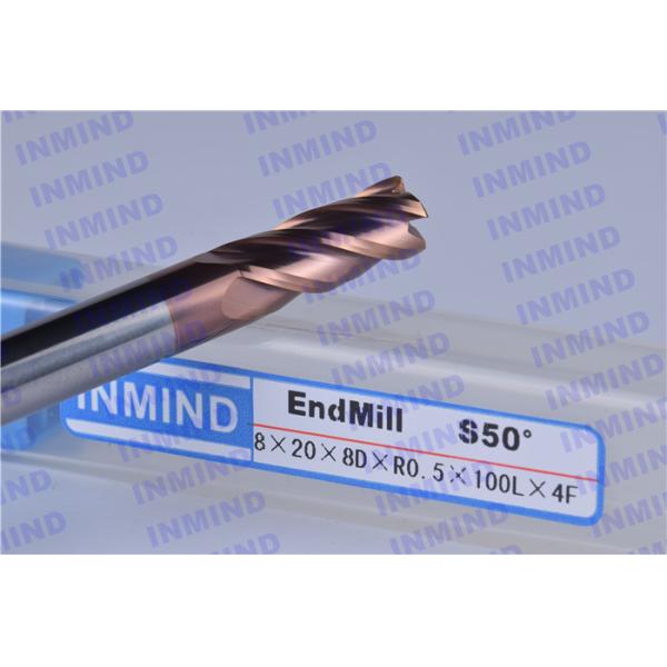 10mm Dia Corner Radius End Mill Cutter / Corner Rounding Tool For Grinding Machine