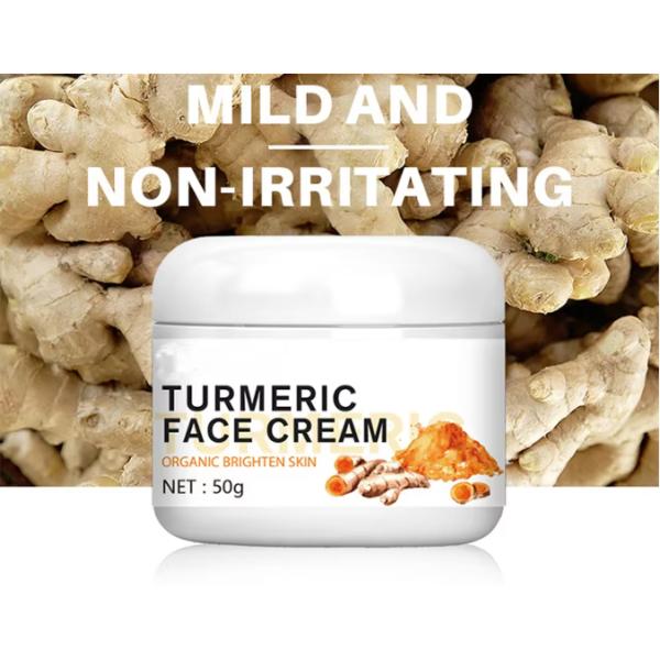 100% naturel, biologique, hydratant pour le visage, beauté, curcuma, blanchiment de la peau
