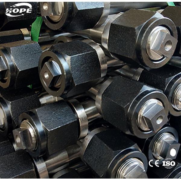 Hydraulic breaker through nut bolt clamp plate overall breaker through head