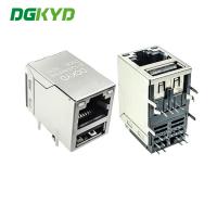 Transformateur d'Ethernet de connecteur de filtre intégré par gigabit de RJ45 USB avec le shrapnel léger USB d'isolement de bande