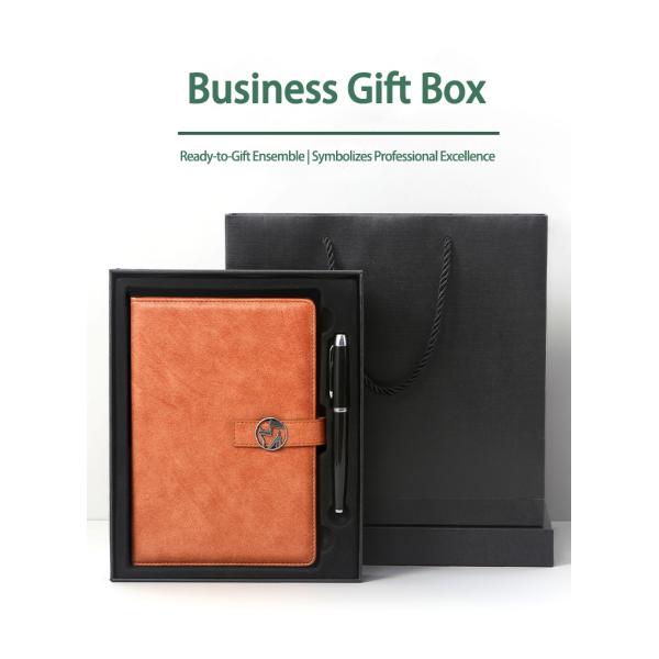 Cahier avec couverture en cuir PU pour cadeaux d'affaires avec fermeture magnétique pour fournitures scolaires et de bureau