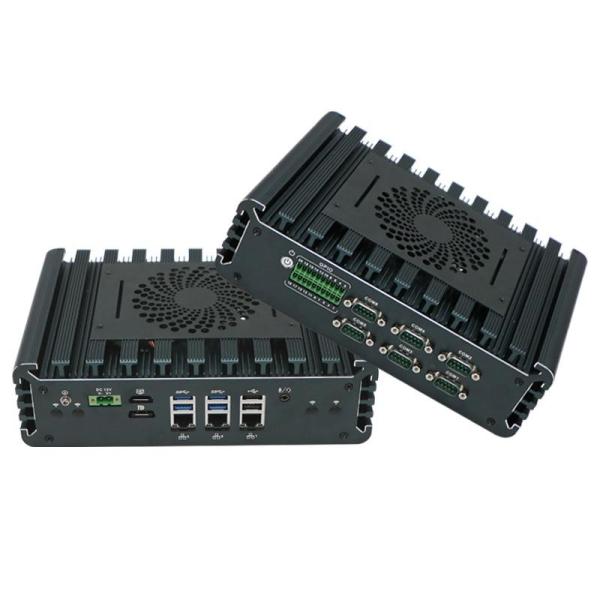 Quad Core IBOX-3126 Industrial Mini PC with 3*Intel I225-V 2.5G LAN and Fanless Design for Industrial Automation
