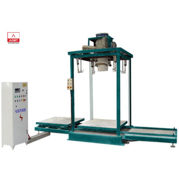 1.5KW Gravity Type Jumbo Bag Packing Machine with 400-2000kg Weighing Range and ±0.2-0.5% Accuracy for Plastic Industry
