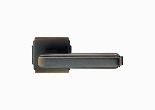 Wear Resistant Brass Door Handles 137mm 72mm Modern French Door Handles