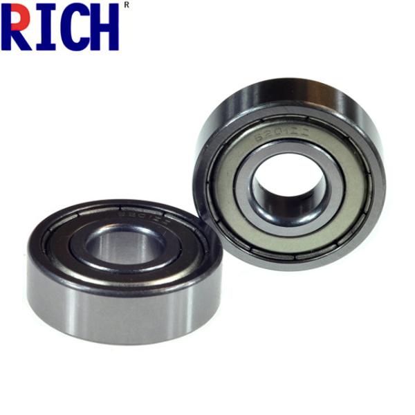 Chrome Steel Ball Bearing 6201 For Automobile With One Side Rubber Seal Ring