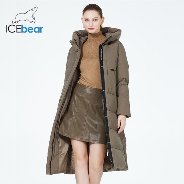 Polyester Long Padded Coat Womens Black Womens Padded Coat Undetachable