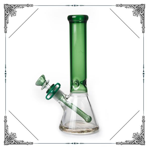 10 Inch Colorful Glass Smoking Water Pipe With Downstem And Bowl Wholesale Bongs